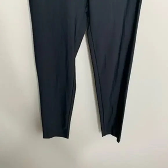 Reformation Skye Black Shiny Coated Legging Womens Medium